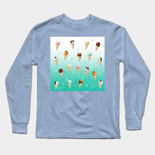 Ice cream kitty Long Sleeve T-Shirt